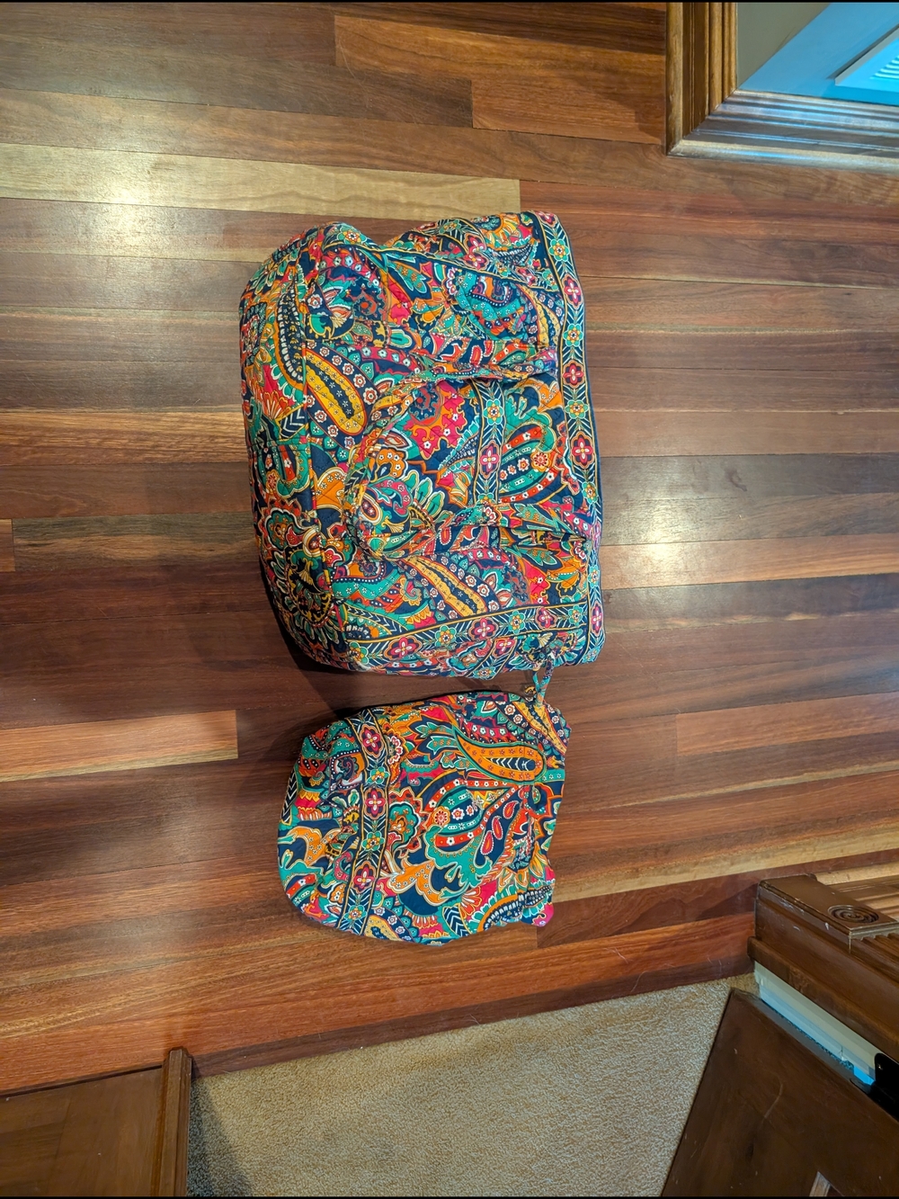 Vera Bradley Quilted Weekender & Toiletry Bag